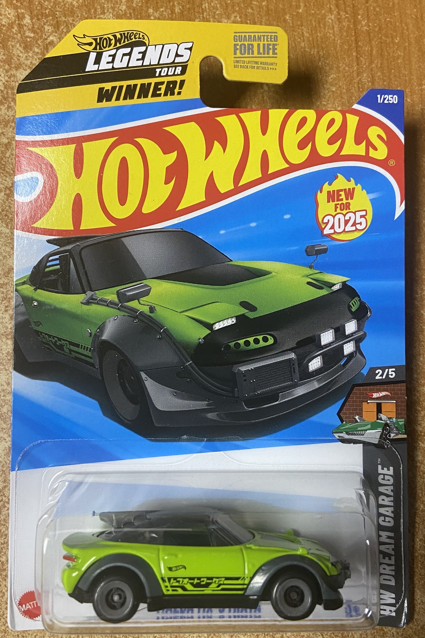 2025 Hot Wheels #1 Mazda MX-5 Miata GREEN