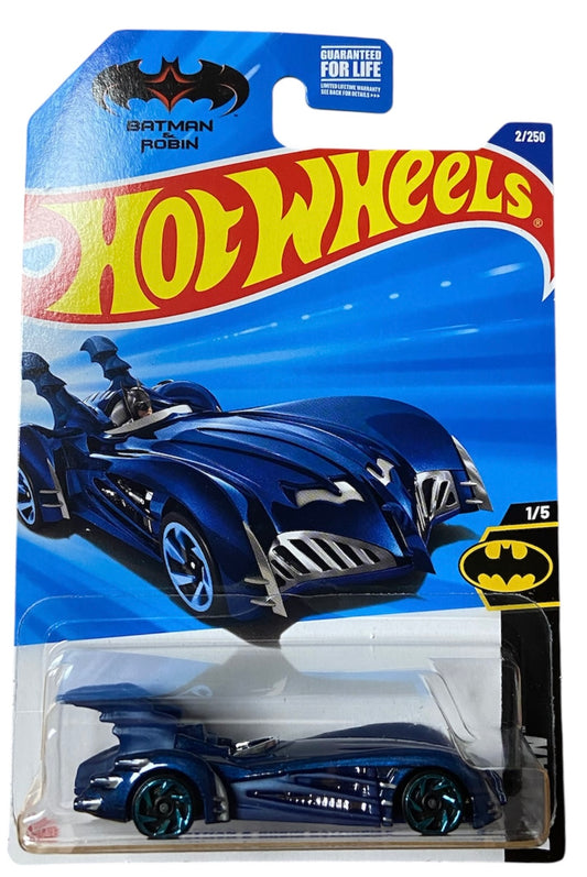 2025 Hot Wheels #2 Batman and Robin Batmobile BLUE