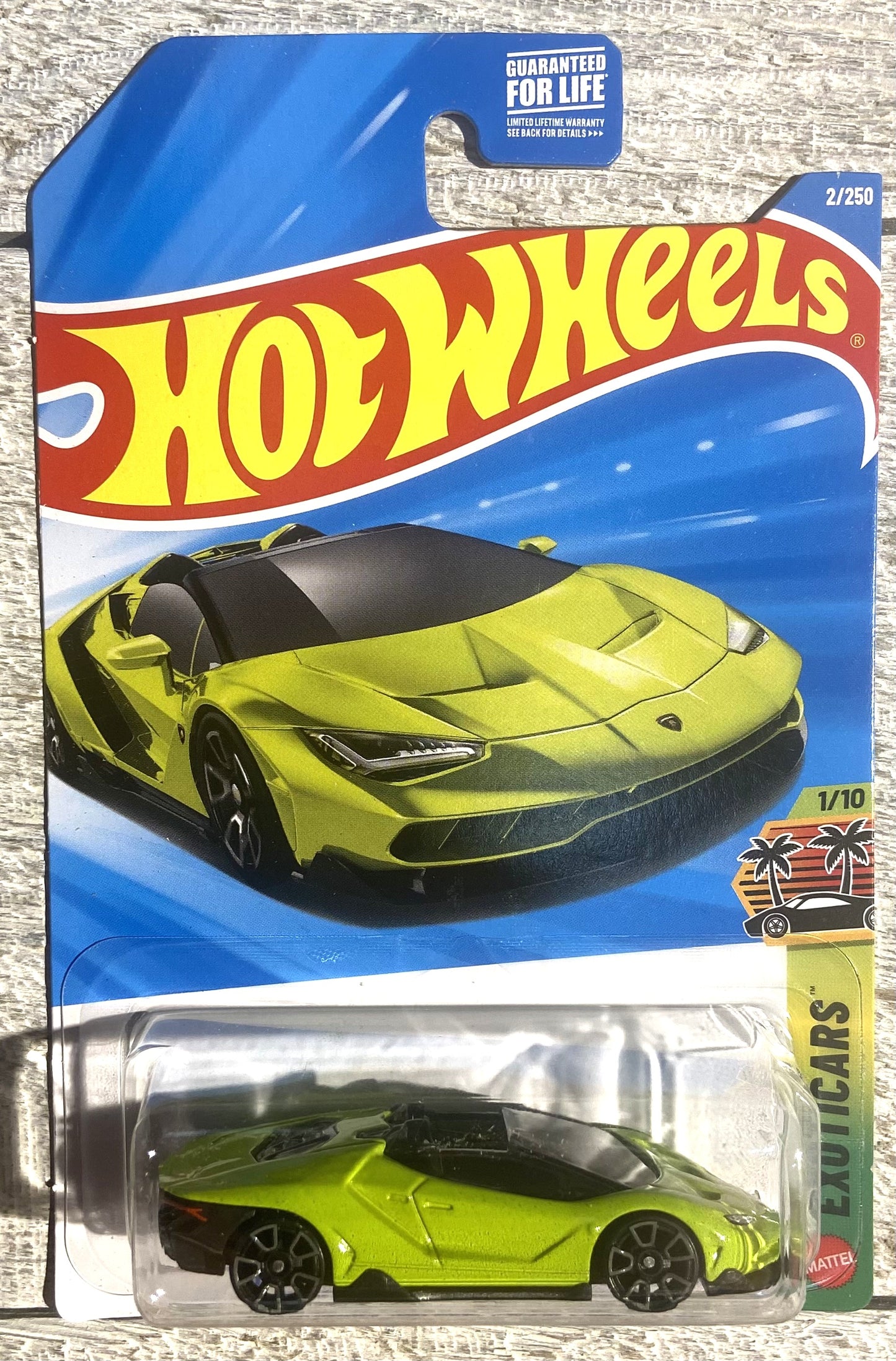 2026 Hot Wheels #2 Lamborghini Centenario Roadster GREEN