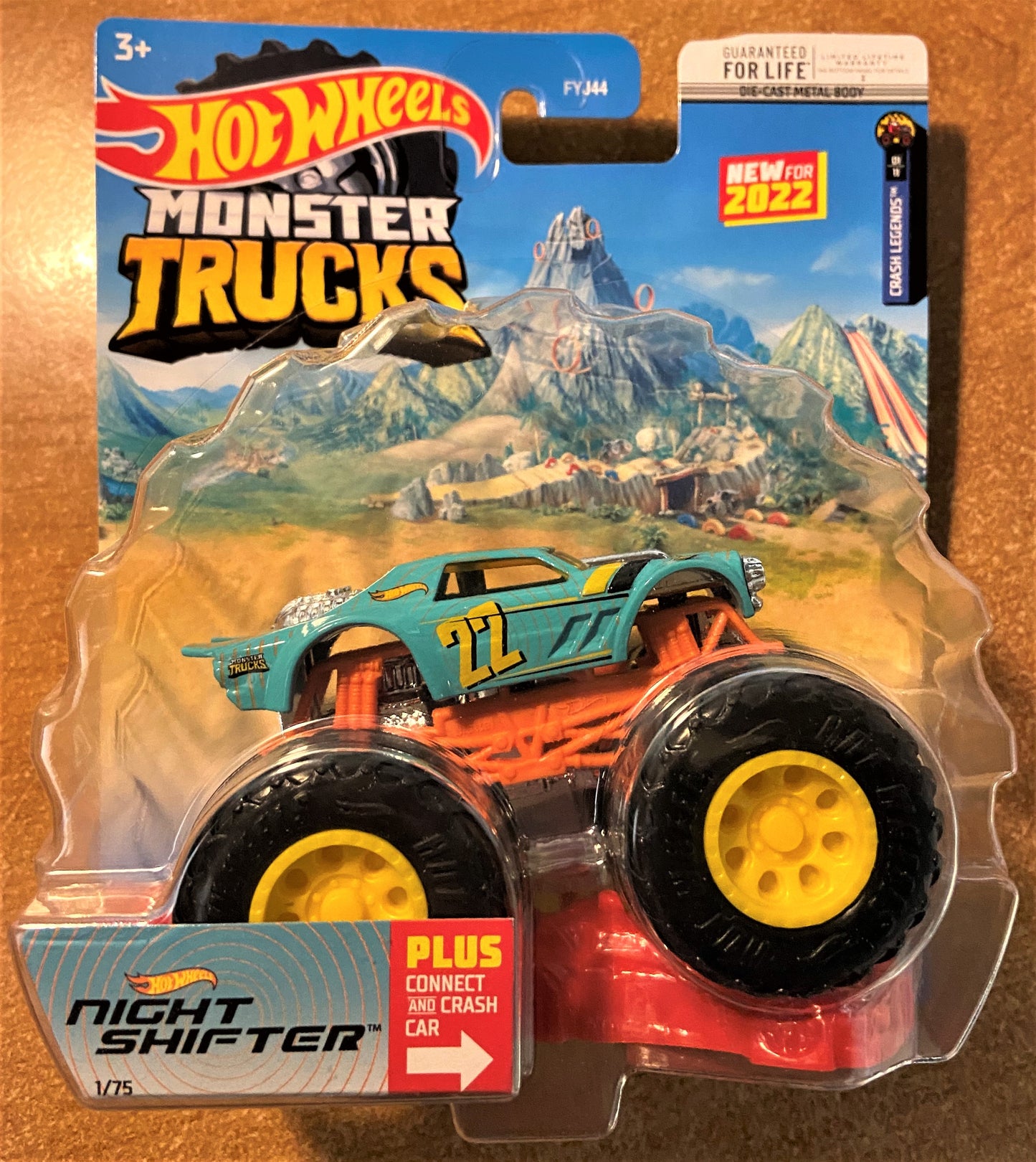 2022 Hot Wheels Monster Trucks #1 Night Shifter