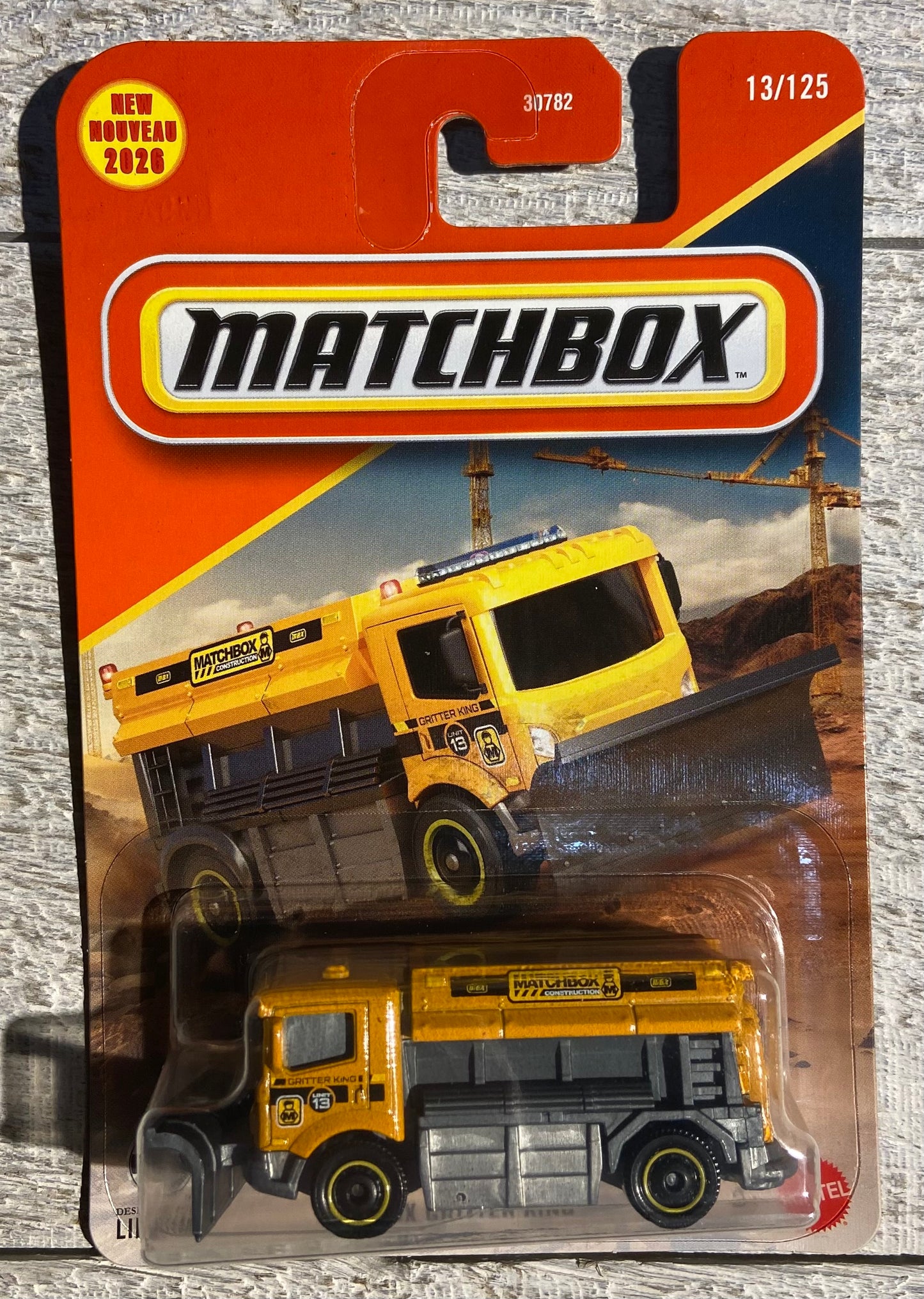 2026 Matchbox #13 MBX Gritter King