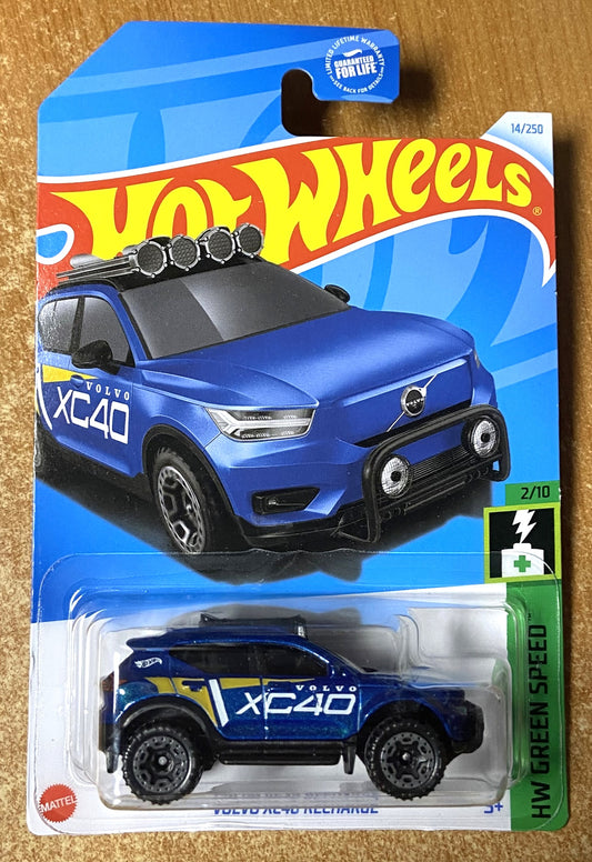 2024 Hot Wheels #14 Volvo XC40 Recharge BLUE