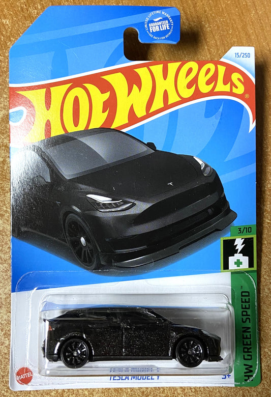 2024 Hot Wheels #15 Tesla Model Y BLACK