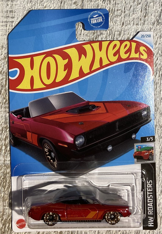2024 Hot Wheels #20 70 Plymouth Baracuda RED