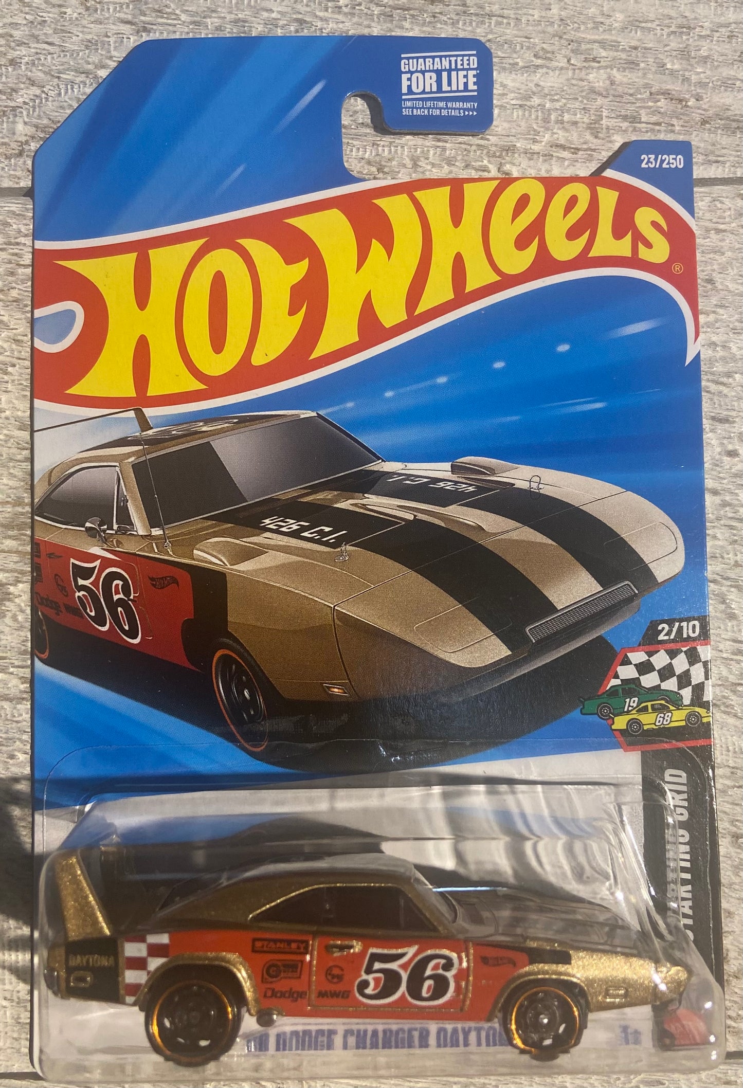 2026 Hot Wheels #23 69 Dodge Charger Daytona GOLD