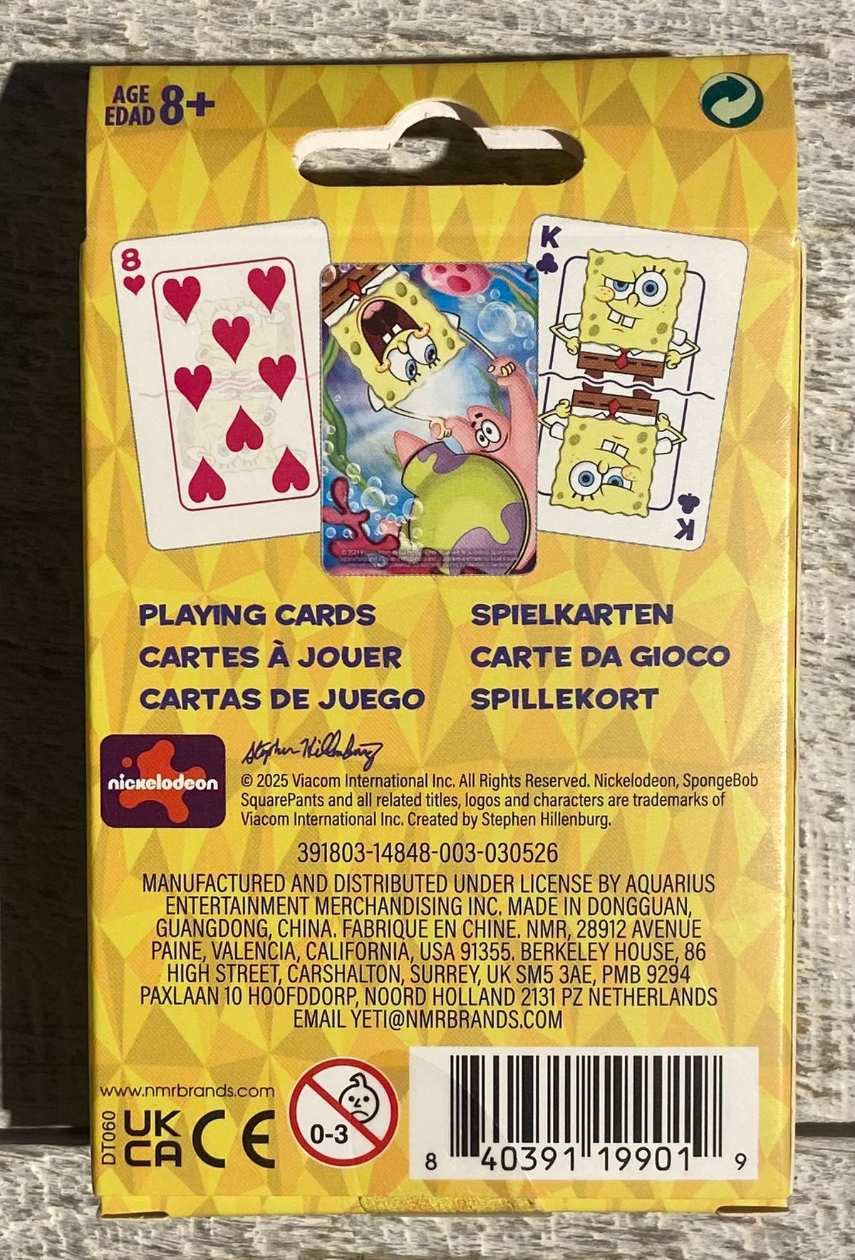 Spongebob Squarepants - Playing Cards