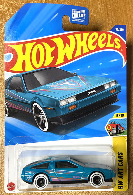 2025 Hot Wheels #36 DMC Delorean TEAL