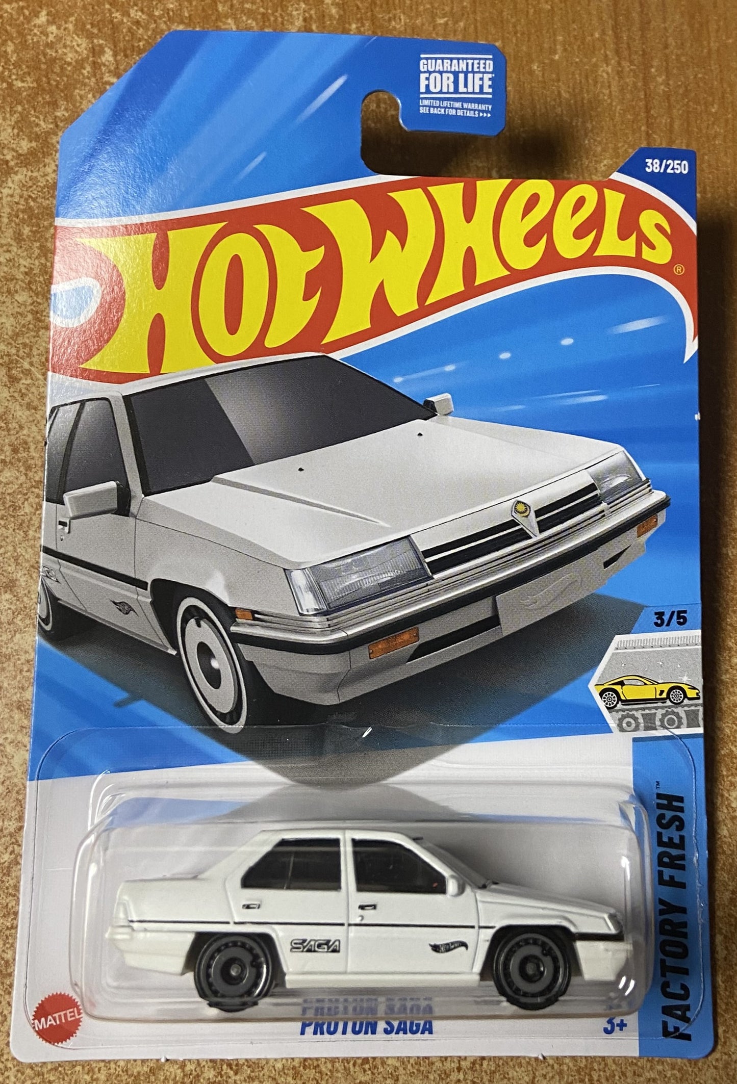 2025 Hot Wheels #38 Proton Saga WHITE