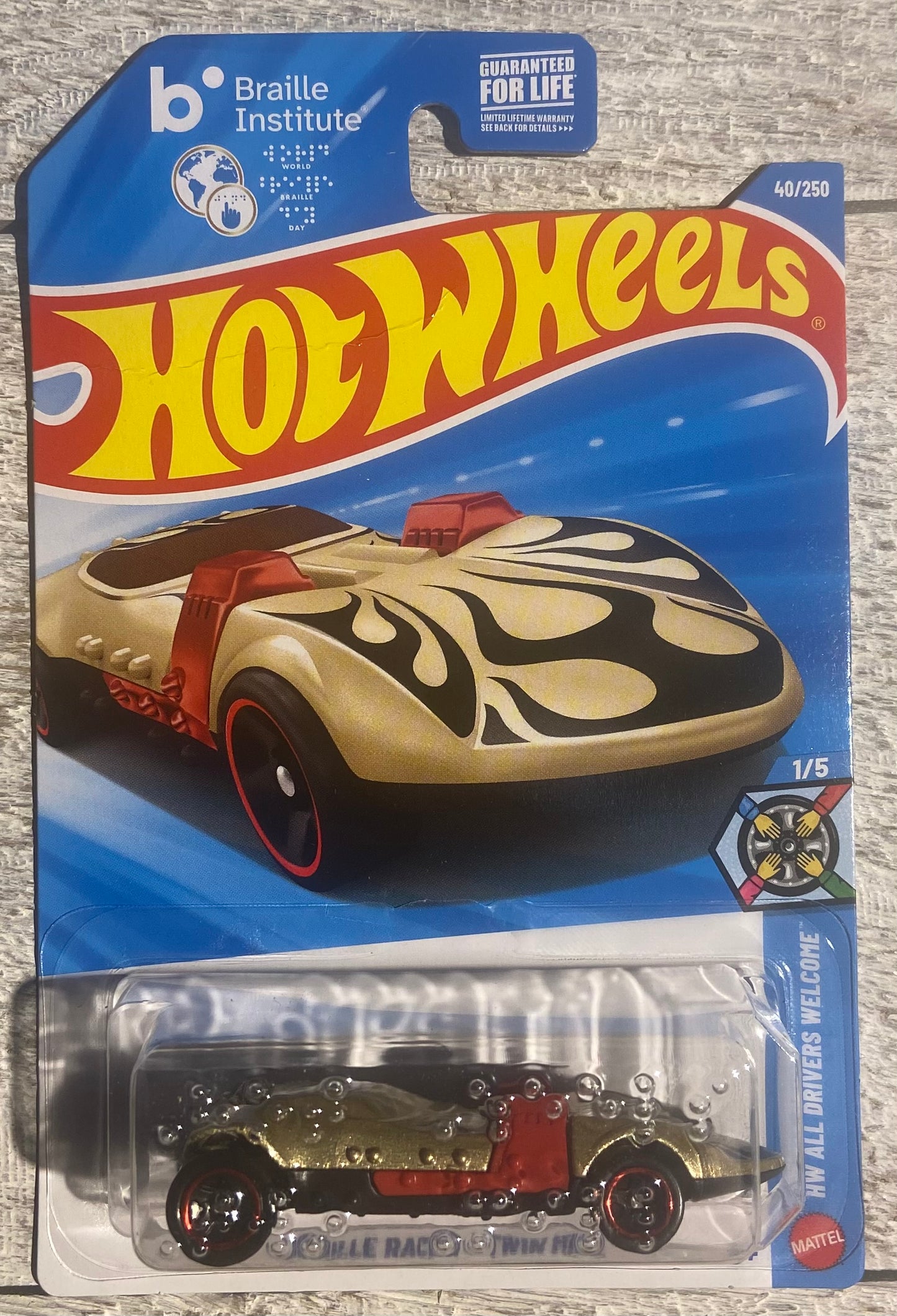 2026 Hot Wheels #40 Braille Racer GOLD