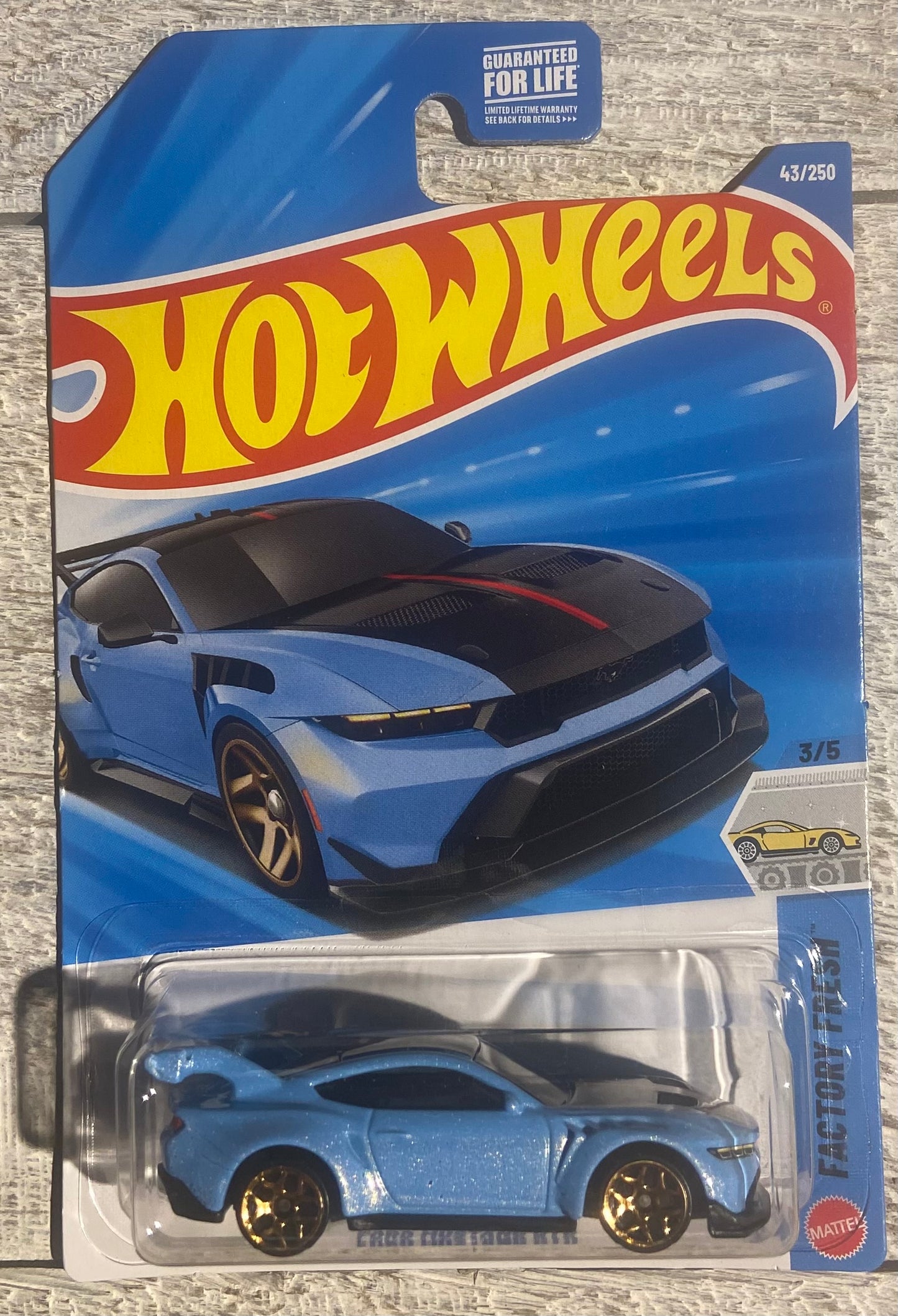 2026 Hot Wheels #43 Ford Mustang GTD BLUE