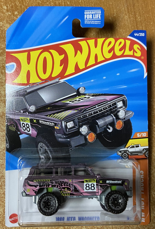 2025 Hot Wheels #44 1988 Jeep Wagoneer PURPLE