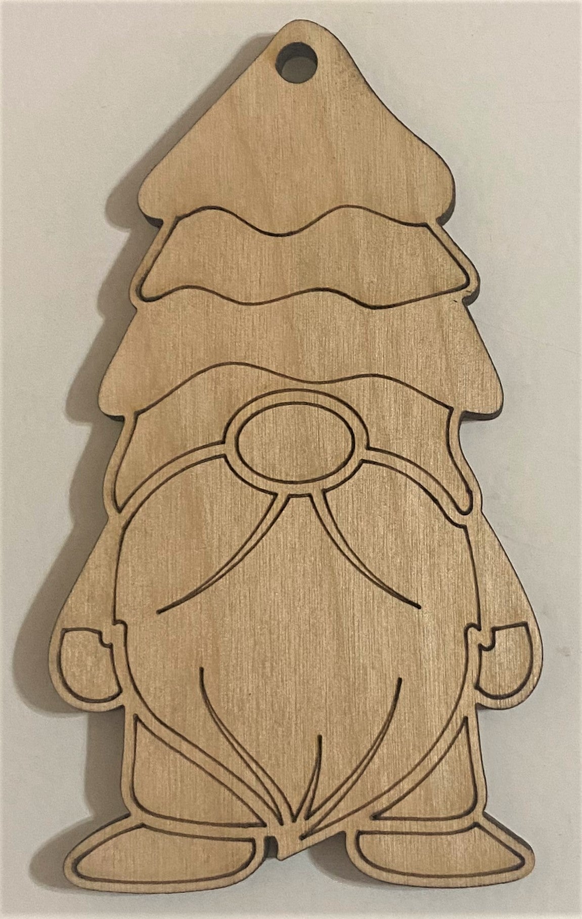 Ready to Paint Plywood Shape - Gnome - S045