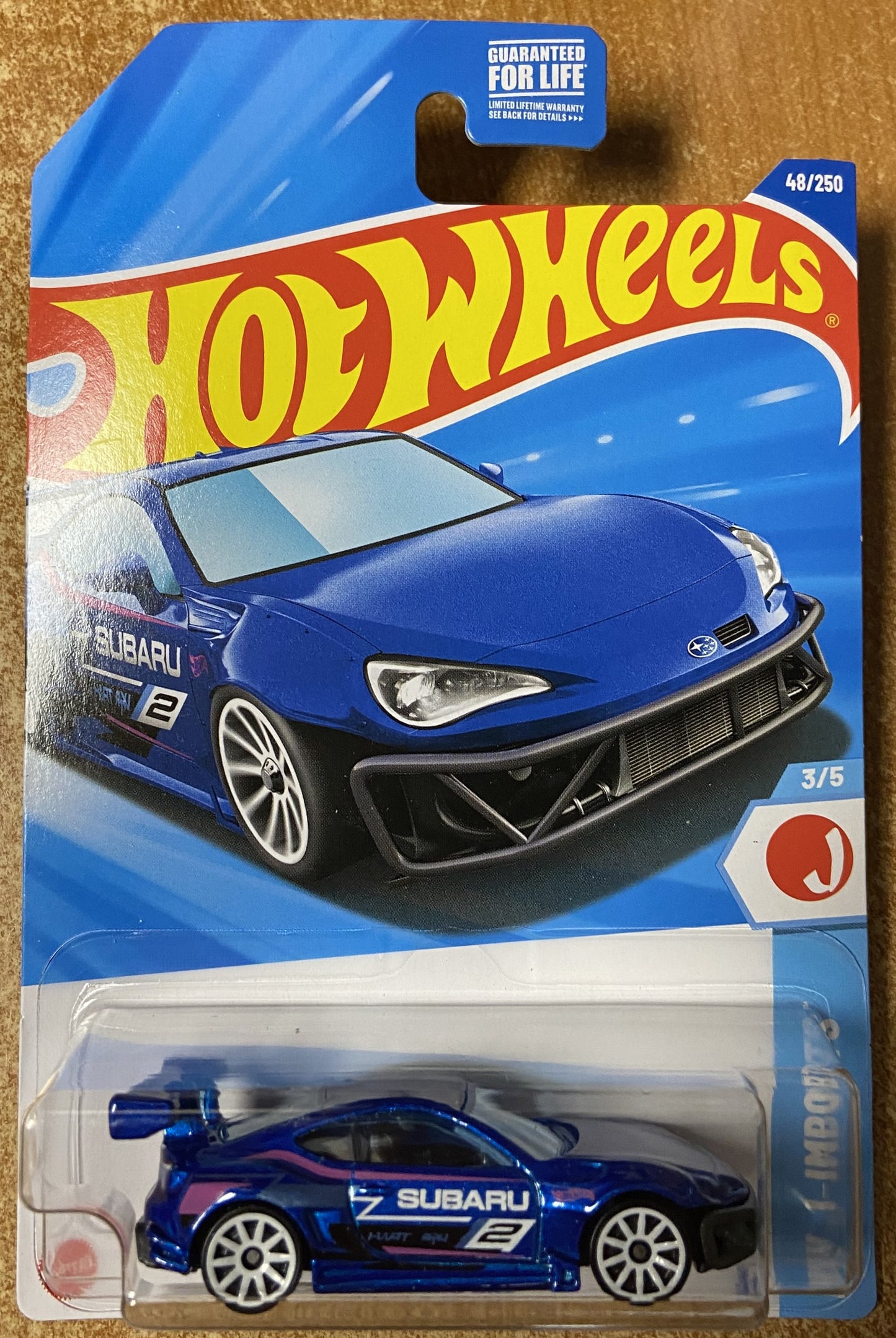 2025 Hot Wheels #48 Subaru BRZ BLUE