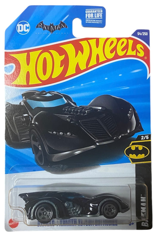 2025 Hot Wheels #54 Batman Arkham Asylum Batmobile BLACK
