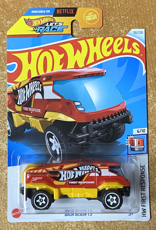 2024 Hot Wheels #58 Baja Bison T5 RED