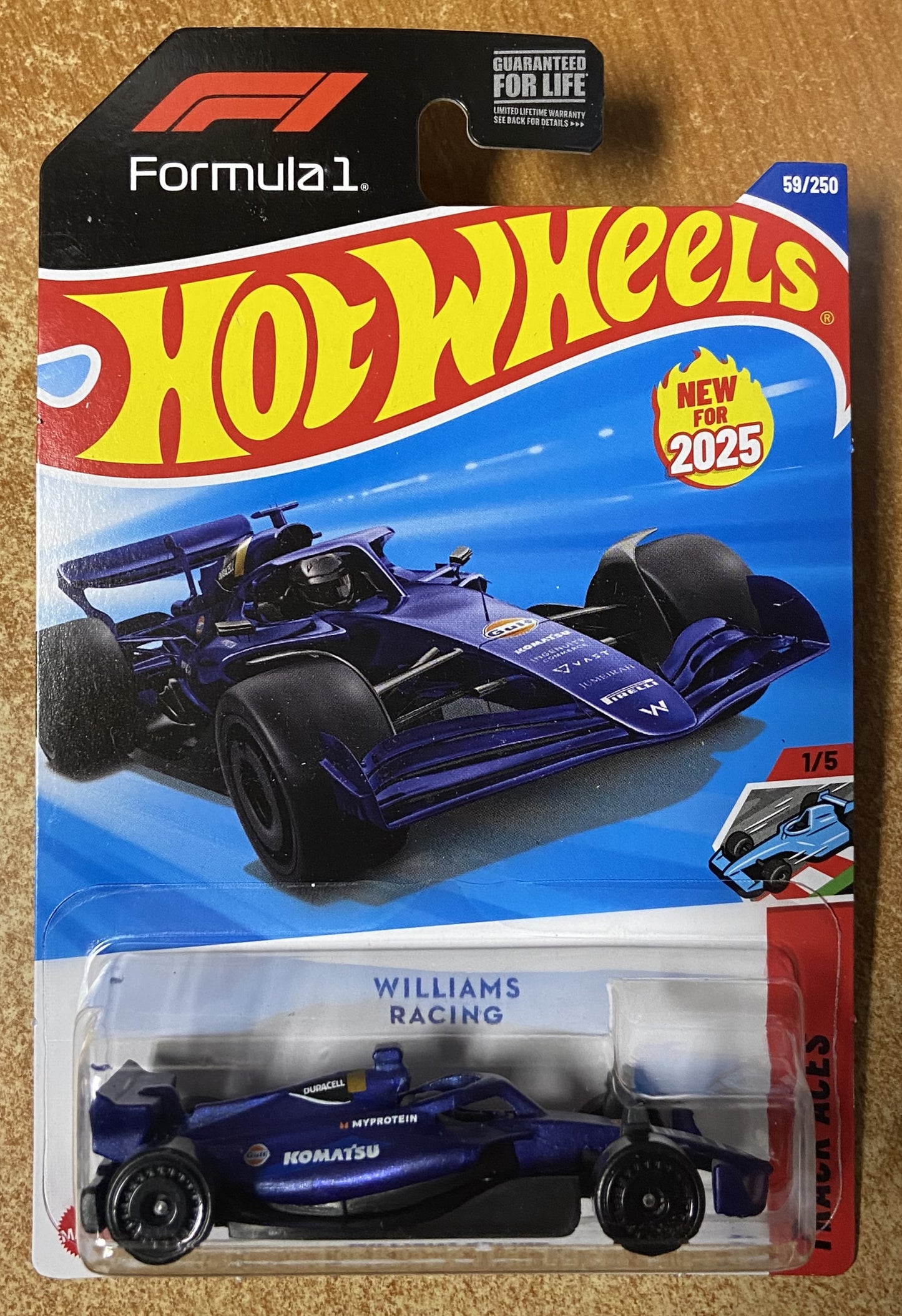 2025 Hot Wheels #59 Williams Racing BLUE
