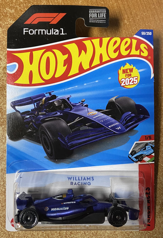 2025 Hot Wheels #59 Williams Racing BLUE