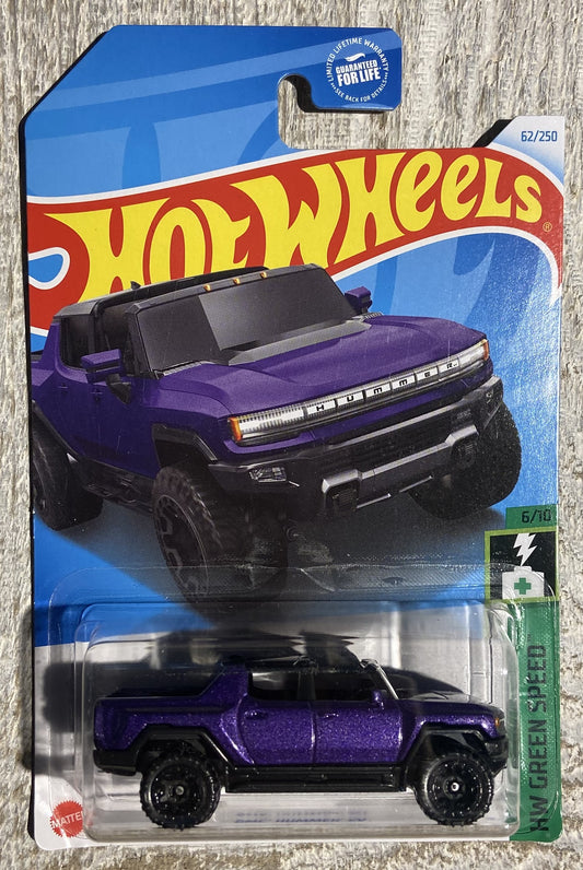 2024 Hot Wheels #62 GMC Hummer EV PURPLE