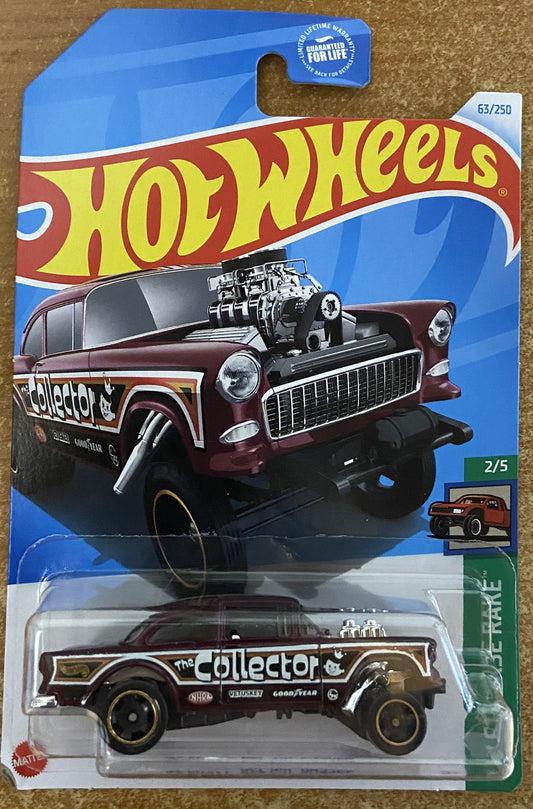 2024 Hot Wheels #63 55 Chevy Bel Air Gasser MAROON