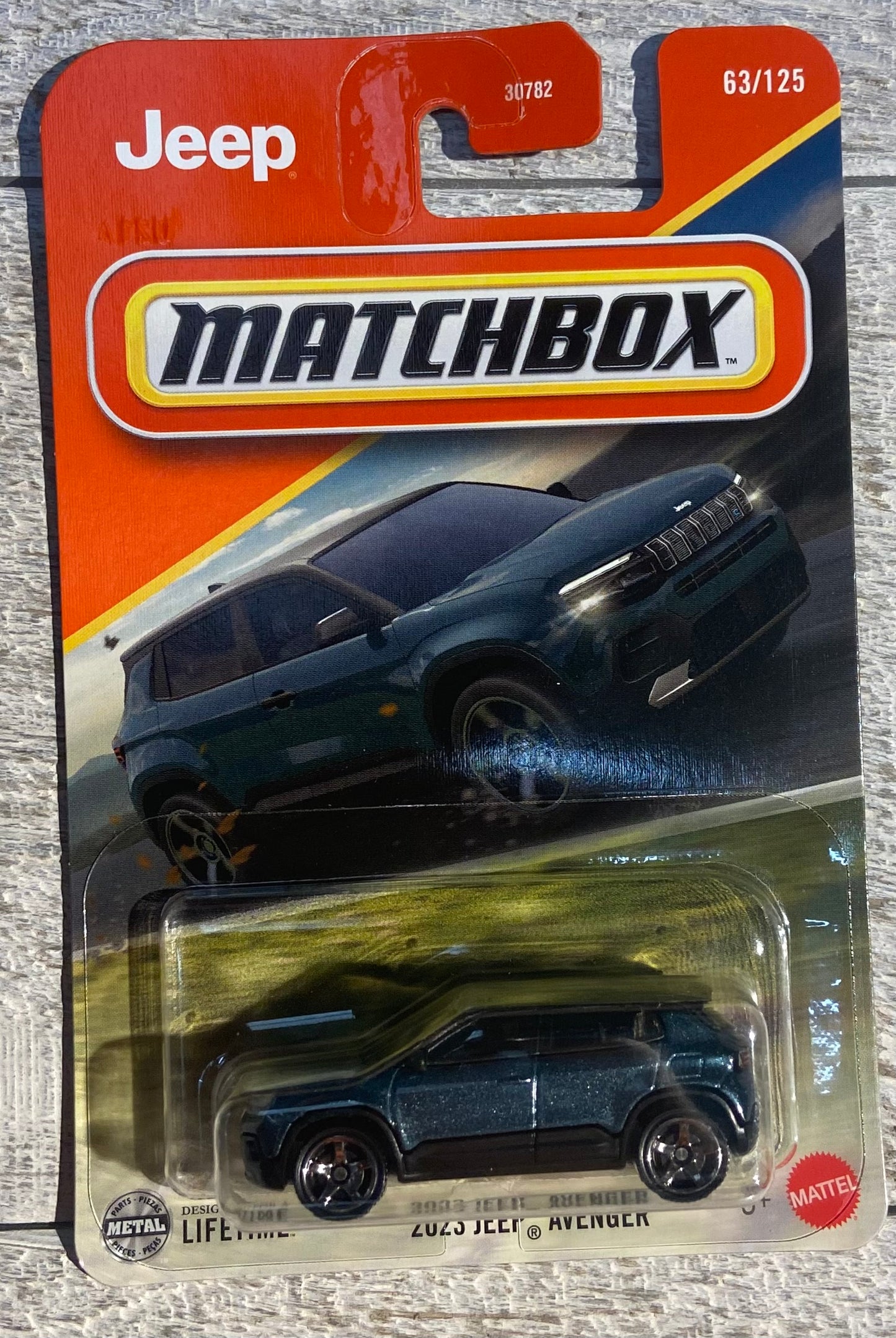 2025 Matchbox #63 2023 Jeep Avenger