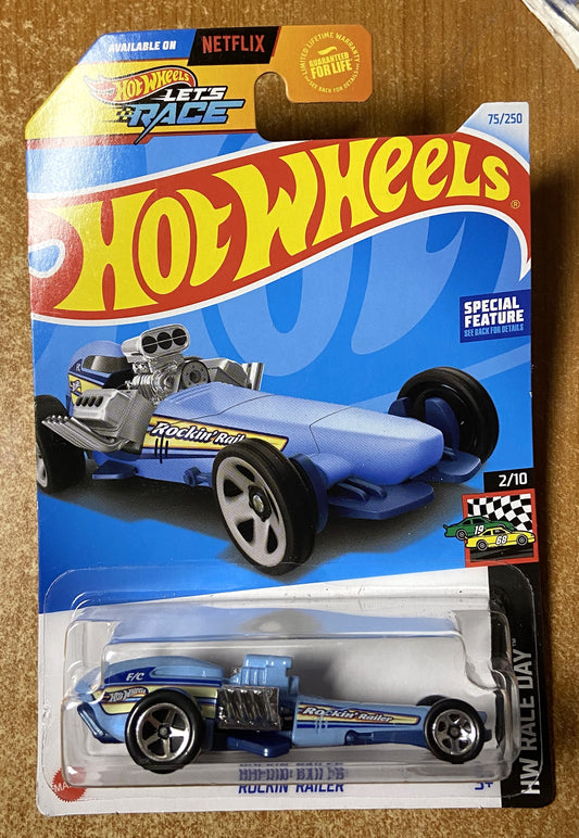 2024 Hot Wheels #75 Rockin Railer BLUE