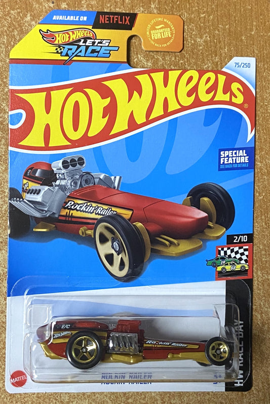 2024 Hot Wheels #75 Rockin Railer RED