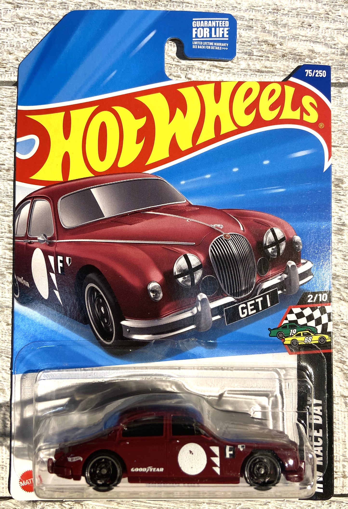 2025 Hot Wheels #75 Jaguar MK1 MAROON