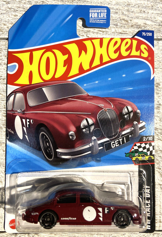 2025 Hot Wheels #75 Jaguar MK1 MAROON