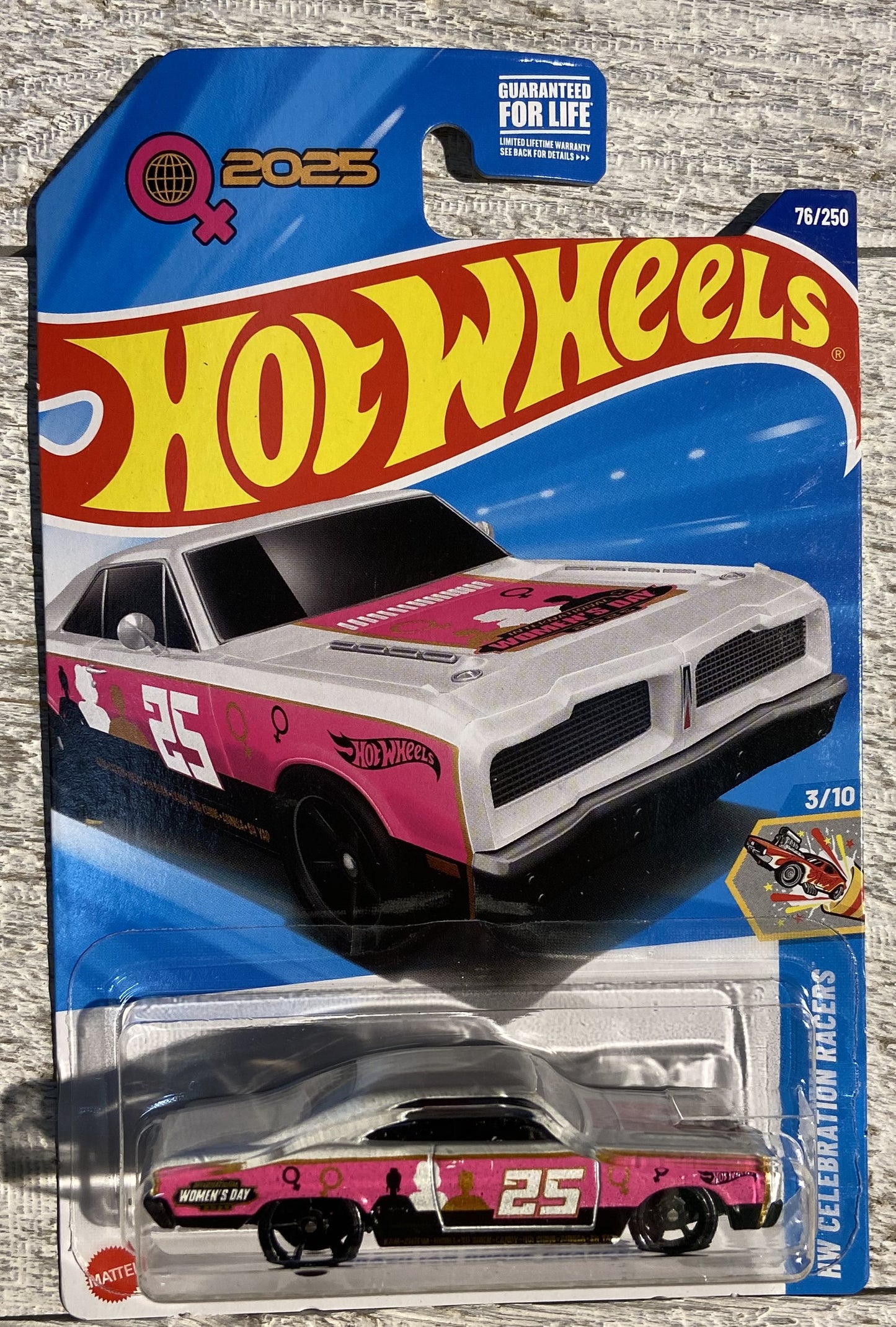 2025 Hot Wheels #76 74 Brazillian Dodge Charger WHITE