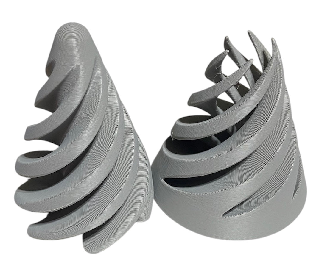 Pass Through Fidget Cone - 2-1/2" x 2" - Gray