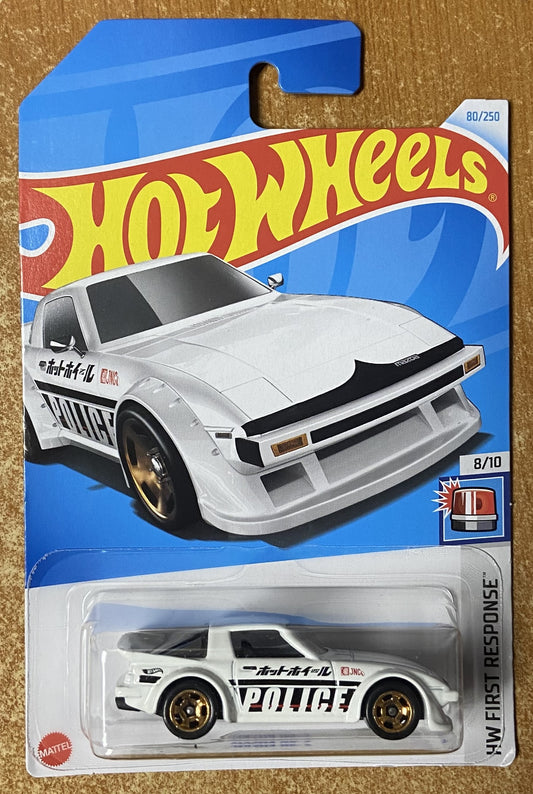 2024 Hot Wheels #80 Mazda RX7 WHITE