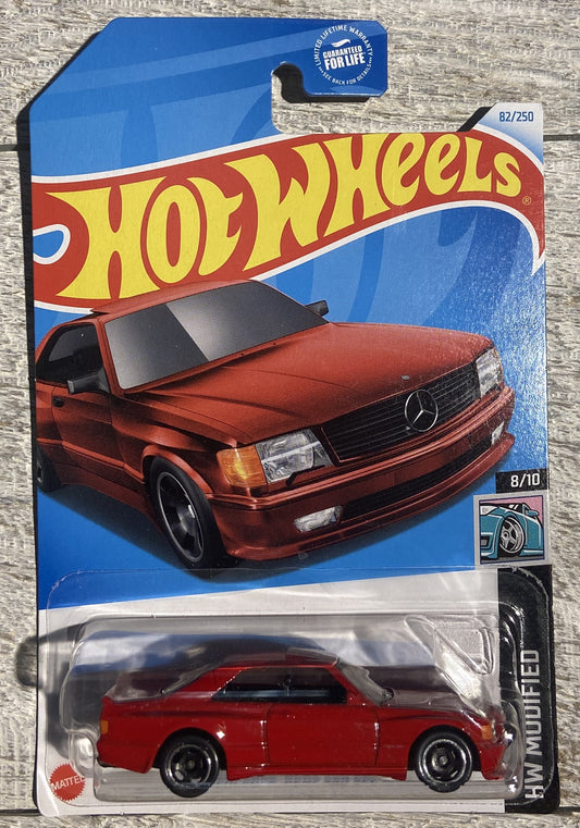 2024 Hot Wheels #82 89 Mercedes Benz 560 SEC AMG RED