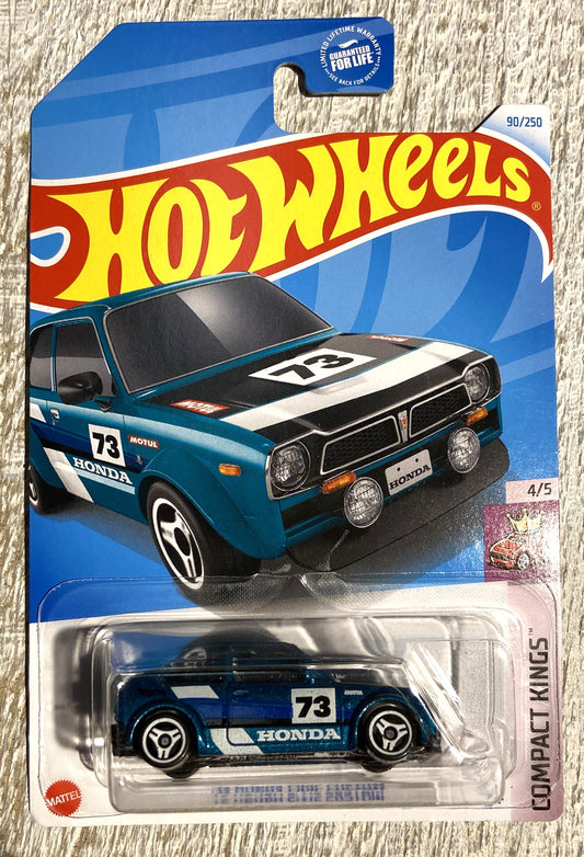 2024 Hot Wheels #90 73 Honda Civic Custom Green