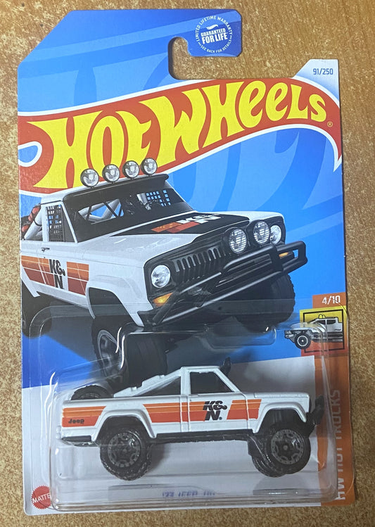 2024 Hot Wheels #91 73 Jeep J10 WHITE