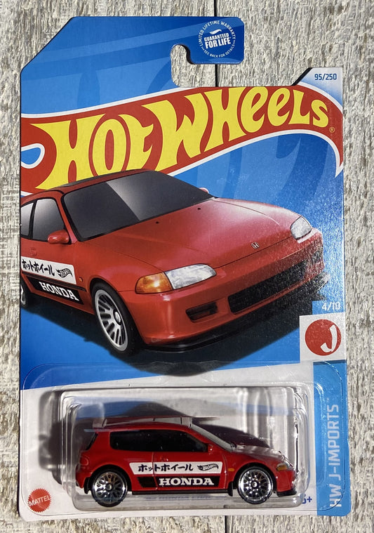 2024 Hot Wheels #95 92 Honda Civic EG RED