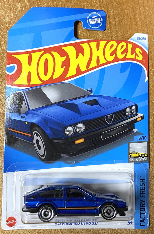 2024 Hot Wheels #98 Alfa Romeo GTV6 3.0 BLUE