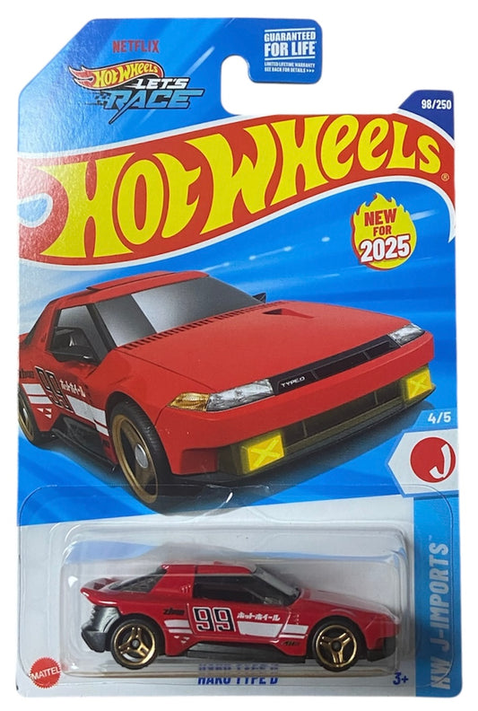 2025 Hot Wheels #98 Hako Type D RED