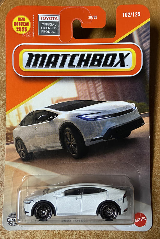 2025 Matchbox #102 2023 Toyota Prius Prime
