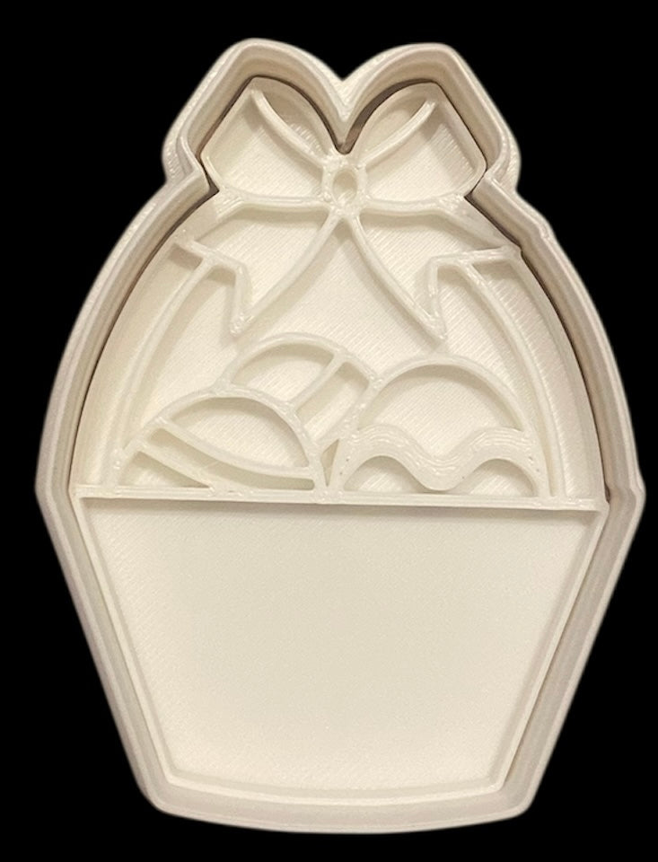 3D printed Cookie Cutter - 3.5" Easter Basket