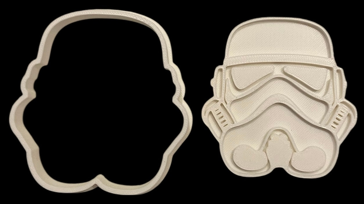 3D printed Cookie Cutter - 3.2" Storm Trooper
