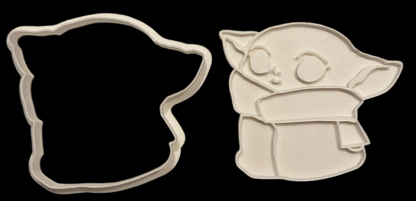 3D printed Cookie Cutter - 3.6" Yoda