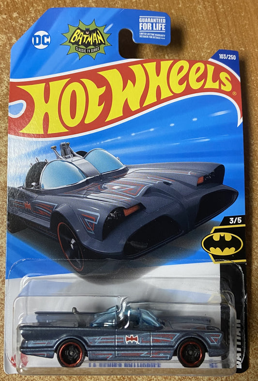 2025 Hot Wheels #103 TV Series Batmobile GRAY