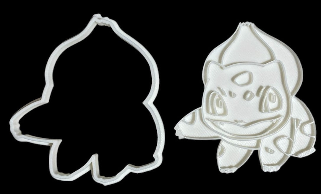 3D printed Cookie Cutter - 3.5" Bulbasaur