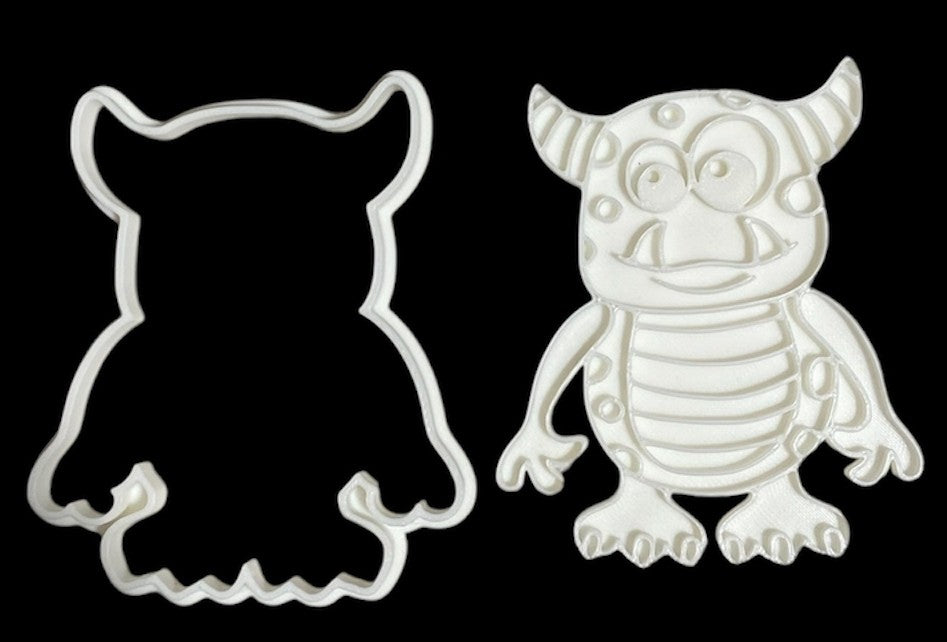 3D printed Cookie Cutter - 3.5" Monster