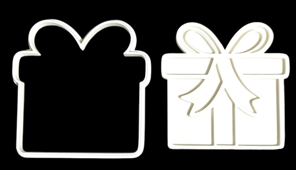 3D printed Cookie Cutter - 3.7" Gift Box