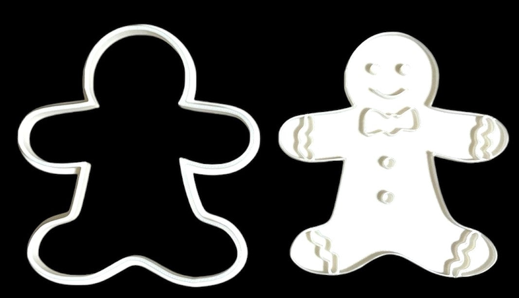3D printed Cookie Cutter - 3.7" Gingerbread Man