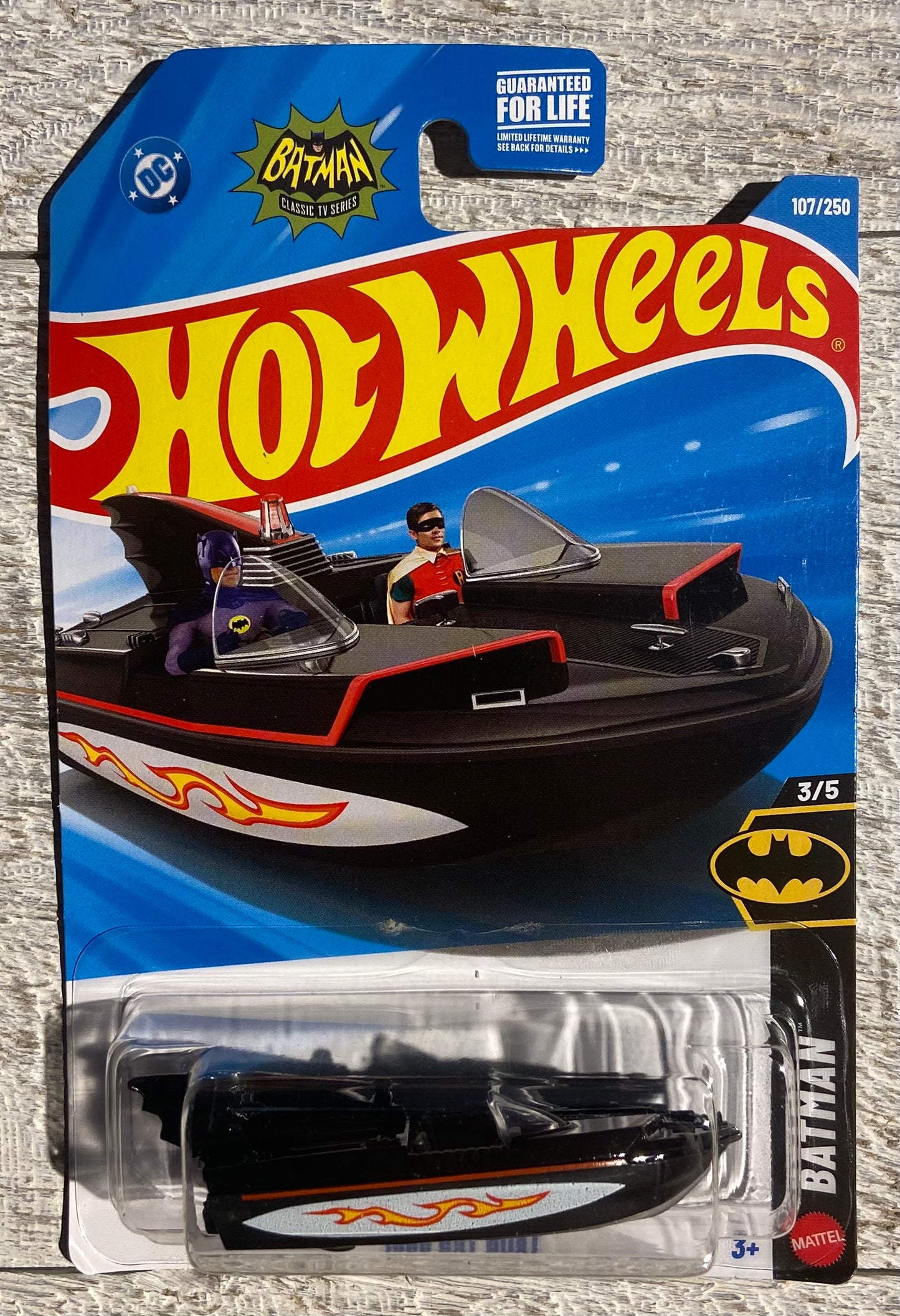 2026 Hot Wheels #107 1966 Bat Boat BLACK