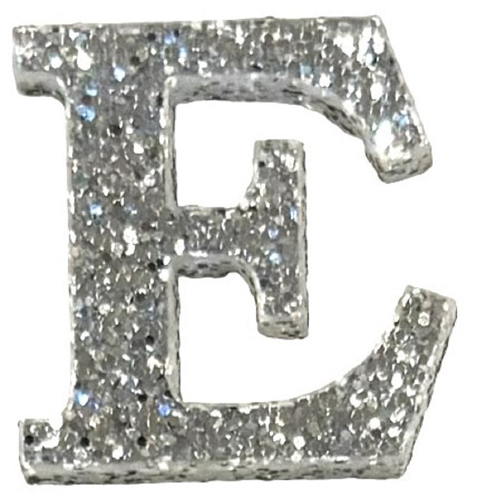 Silver Glitter Acrylic Letter - 3" Tall - Font #01