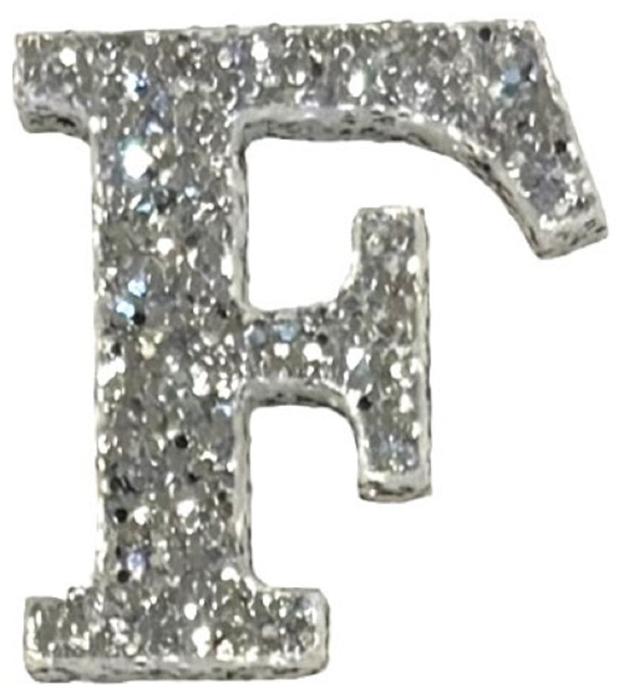 Silver Glitter Acrylic Letter - 3" Tall - Font #01