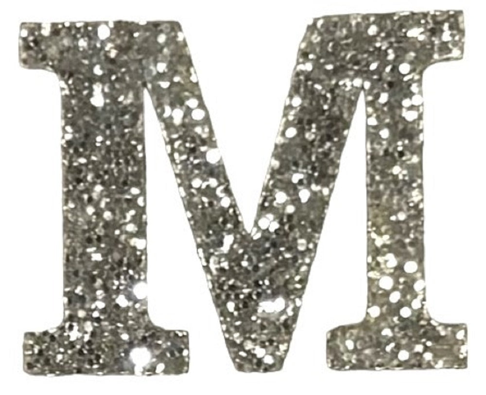 Silver Glitter Acrylic Letter - 3" Tall - Font #01